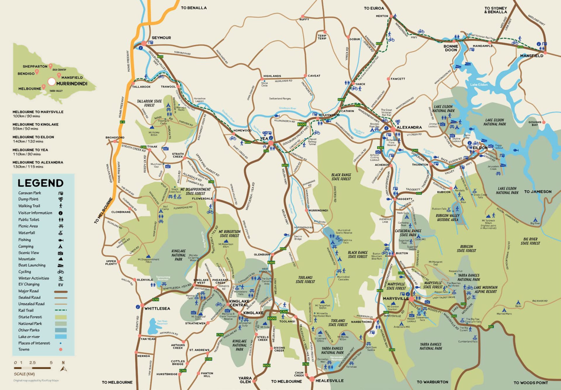 Murrindindi Shire Map